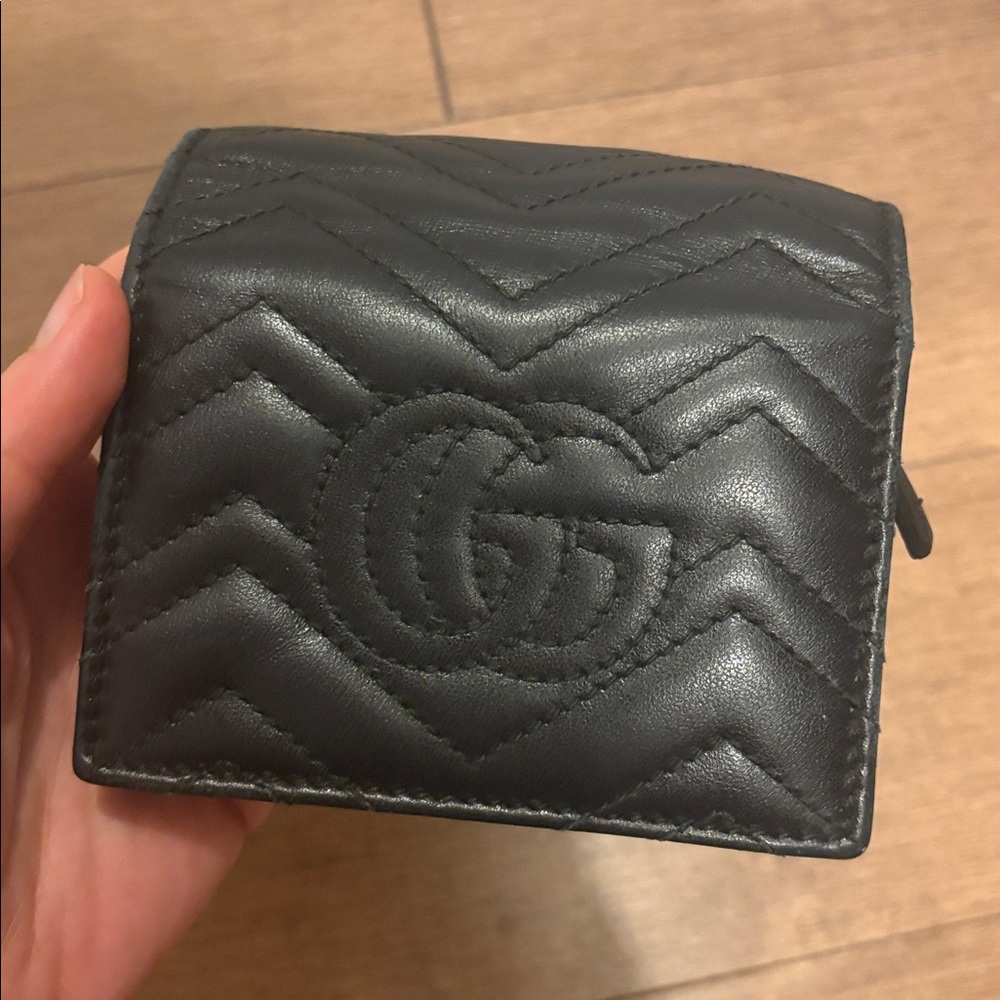 Black Gucci marmont zipped wallet - Picture 5 of 5